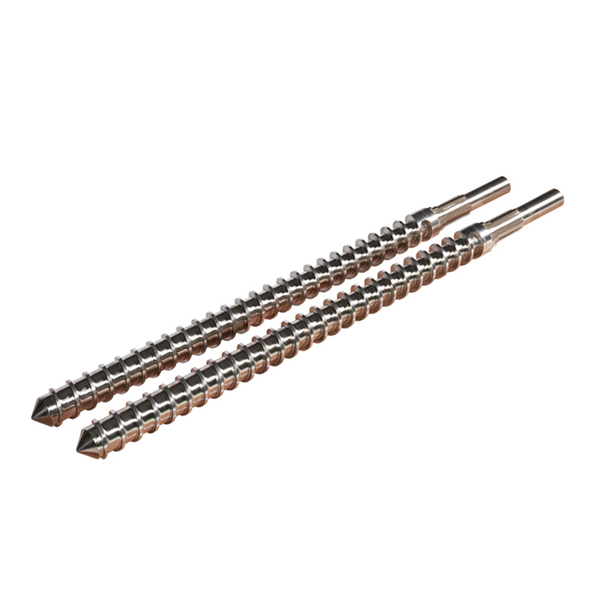 What are the primary advantages of using a twin screw barrel compared to a single screw barrel in extrusion processes?